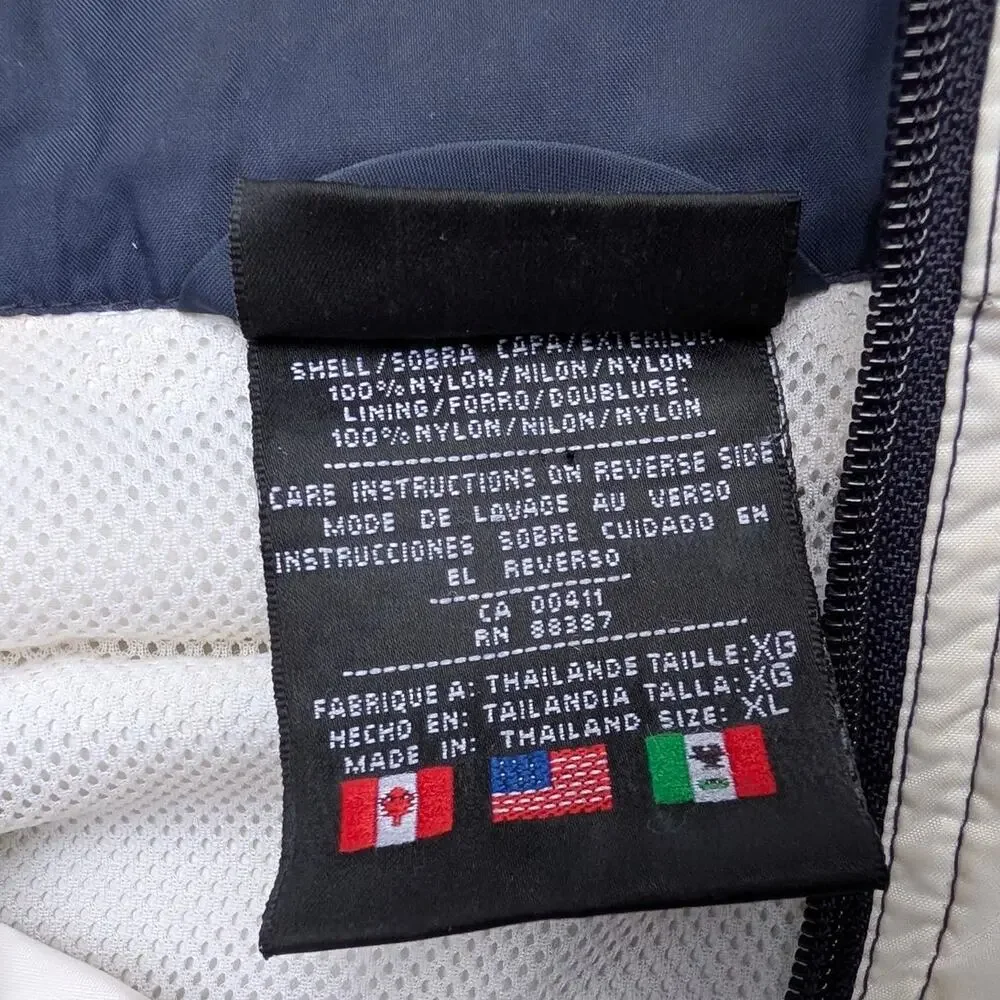 Vintage Adidas Trefoil Colorblock Track Jacket Mens XL Ohio Soccer 90s Retro